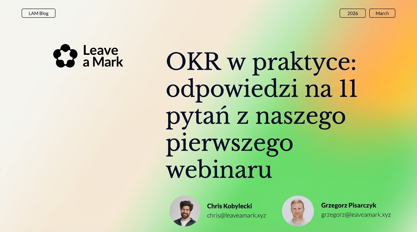Grafika do artykułu OKR w praktyce